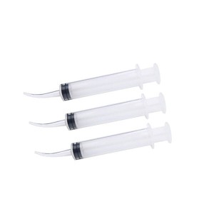 50 pcs/box Curved Tip Utility Irrigation Syringes 12 cc