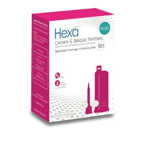 Hexa Crown & Bridge Temporary Material 10:1 50ml Cartridge