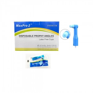 MaxPro 2 Disposable Prophy Angles Soft Cups Blue 500/Bx A1509-500