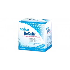 Besafe enzyme ultrasonic cleaner, box of 64 tablets