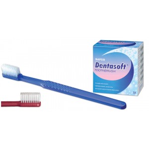 Dentasoft adult compact toothbrush 72/box