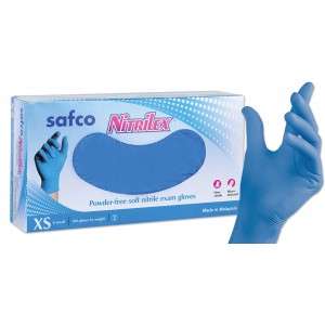 Nitrilex nitrile gloves 100/box