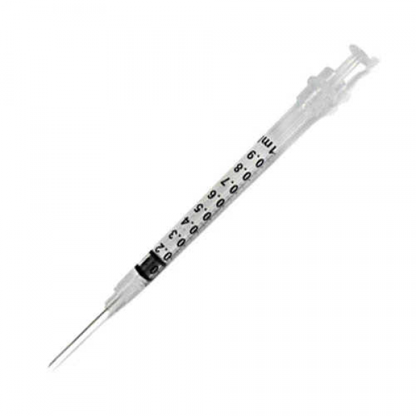 Tuberculin Syringe/Needle 1cc 25ga 1000/Cs (13624)