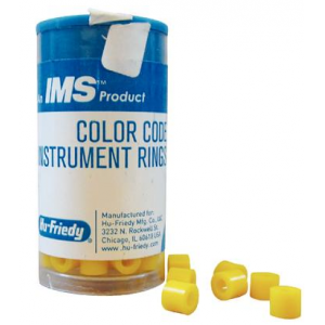 IMS Color Code Rings Yellow 50/Pk