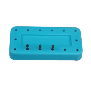 Bur Block 14 Hole Magnetic - Multiple Colors