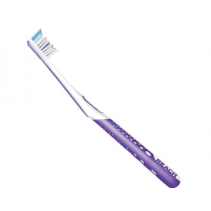 Reach Total Care Floss Clean Compact Soft Toothbrush 12/Pk