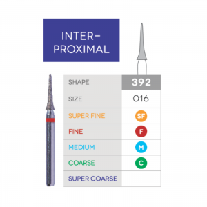 Sabur Interproximal Diamond 392-016M 10/Pk