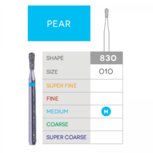 Sabur Pear Diamond 830-010M 10/Pk