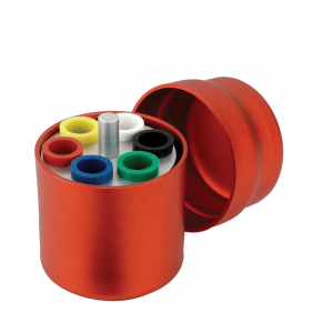 Aluminum Endo Box Round Type A Red