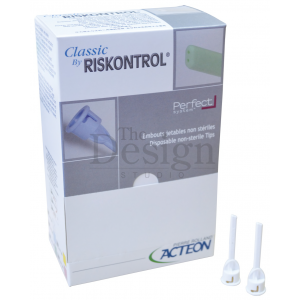 Riskontrol Syringe Tips Disposable White 250/Pk