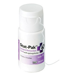 Stat-Pak Retraction Cord w/epi #00 1/Bt