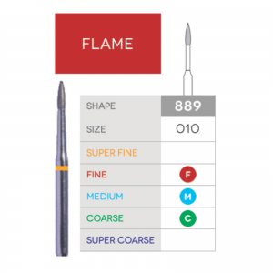 Sabur Flame Diamond 889-010M 10/Pk