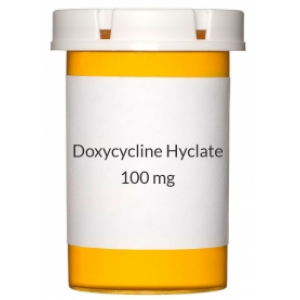 Doxycycline Hyclate 100mg 50/bottle