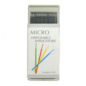 Mini Tip Applicators Black 144Pk