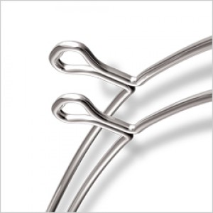 S304 Stainless Steel - KEYHOLE 2 LOOP (10/pk)