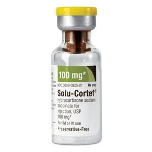 Solu-Cortef Plain Injection Vial 100mg 2mL PF Each