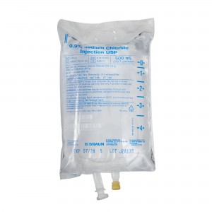 Replacement Preparation Sodium Chloride, Preservative Free 0.9% IV Solution Flexible Bag 500 mL (24/cs)