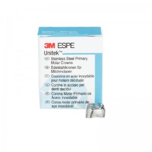 3M ESPE Unitek #5 Lower Primary Cuspid Stainless Steel Primary Anterior Crown Form 5/Bx 907055