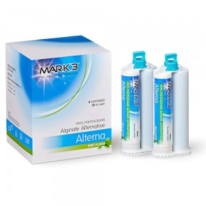 MARK3 Alterna VPS Alginate Alternative Fast Set Mint Flavor 8 x 50mL Cartridges