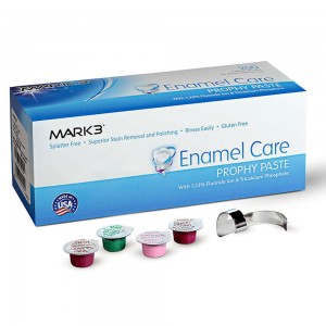 MARK3 Enamel Care Prophy Paste Fine Bubble Gum With TPC 200/Bx 1558