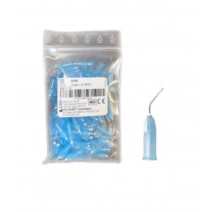 Pulpdent Pre-Bent Dispenser Tips 1/2" - 100/Pk