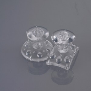 EZ Fit Clear Transparent Composite Bondable Lingual Buttons (10)