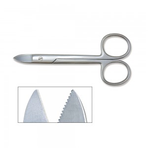 Serrated Trimming Scissors