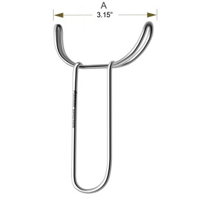 Vestibulum Lip and Cheek Retractor 6"