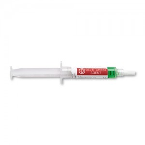 6.5 gm Green Gel Etchant in Push Syringe with Tips