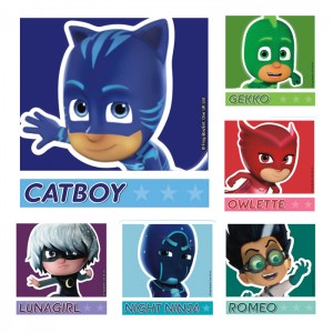 PJ Masks Stickers - 100/roll