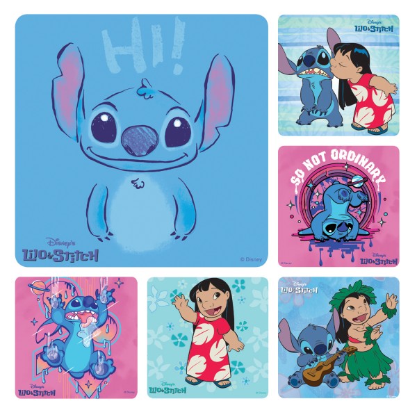 Disney - Lilo & Stitch - Stitch Decal Sticker Sheet - Office Stuff