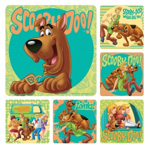 Scooby Doo Stickers - 100 per roll