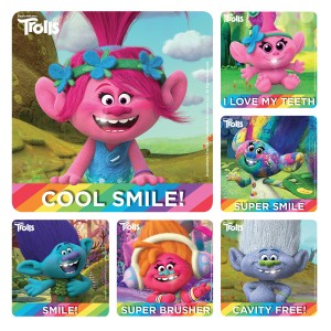 Trolls Patient Stickers - 100/roll