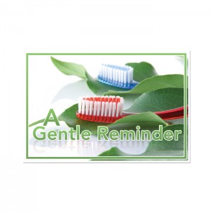 Toothbrush Reminder Postcard - 250/pk