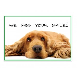 Dog We Miss Smile 4-Up (200 Per Pack)