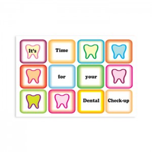 Tooth Boxes Postcard - 250/pk