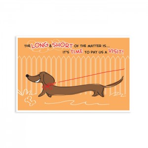 Dachshund Postcard - 250/pk