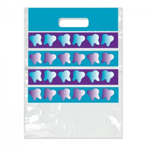 Small Purple/Blue Tooth Bag - 100/pk