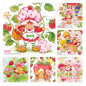 Strawberry Shortcake Stickers (100 per roll)