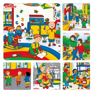 Caillou Stickers (100 per roll)