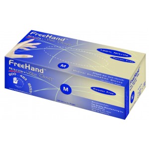 Freehand Skin Therapy - Accelerator Free Gloves - 1 Case/10 Boxes