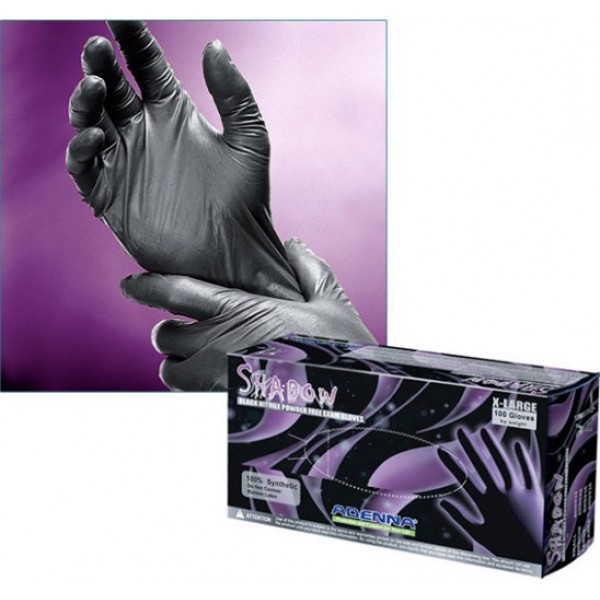 shadow black nitrile gloves