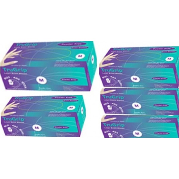 Trugrip - White Gloves - 1 Case/10 Boxes (25609)