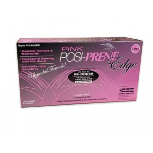 Pink Posi Prene Edge 4 gram Neoprene Gloves (100/box)