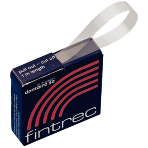 T-Bands Fintrec Transparent Matrix Strip, .002, .05mm, 59′ roll, 1/Pk, M-TP