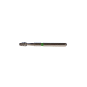 NTI Diamond Burs, FG, Football, # C837, 1.6 mm, Coarse, Green, 5/Pk C379-016