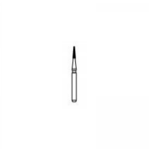 NTI 8-Fluted Trimming & Finishing Carbide Burs, FG, Safe End, # TDF-4, 1.0 mm, 5/Pk, H133-010