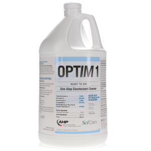 Optim 1, Disinfectant Liquid, 4 L Bottle, Unscented, 1/Pk, SCI14X4