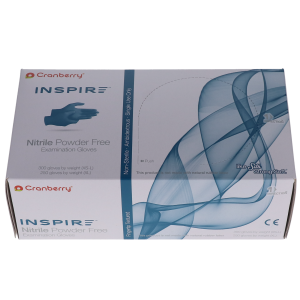 Inspire Nitrile Examination Gloves, Powder-Free, 300/Box