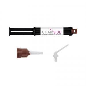 Chairside Attachment Processing Material Normal Set, 1-8g (4ml) syringe, 15 brown mixing tips, 15 angled tip, 09566-P